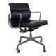 Eames Herman Miller cuir noir Soft Pad Group