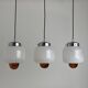 LOT 3 ANTIQUE SUSPENSIONS "MURANO GLASS" VINTAGE