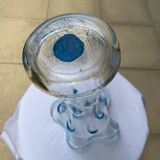 Blown glass flower vase.