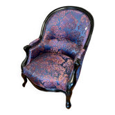 Fauteuil Bergère crapaud Louis Philippe