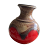 Vase 1900 lave rouge Allemagne de l’Ouest 6625