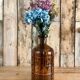 Yellow glass vase 70s