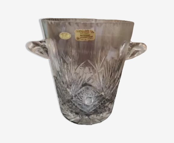 Seau à champagne en cristal