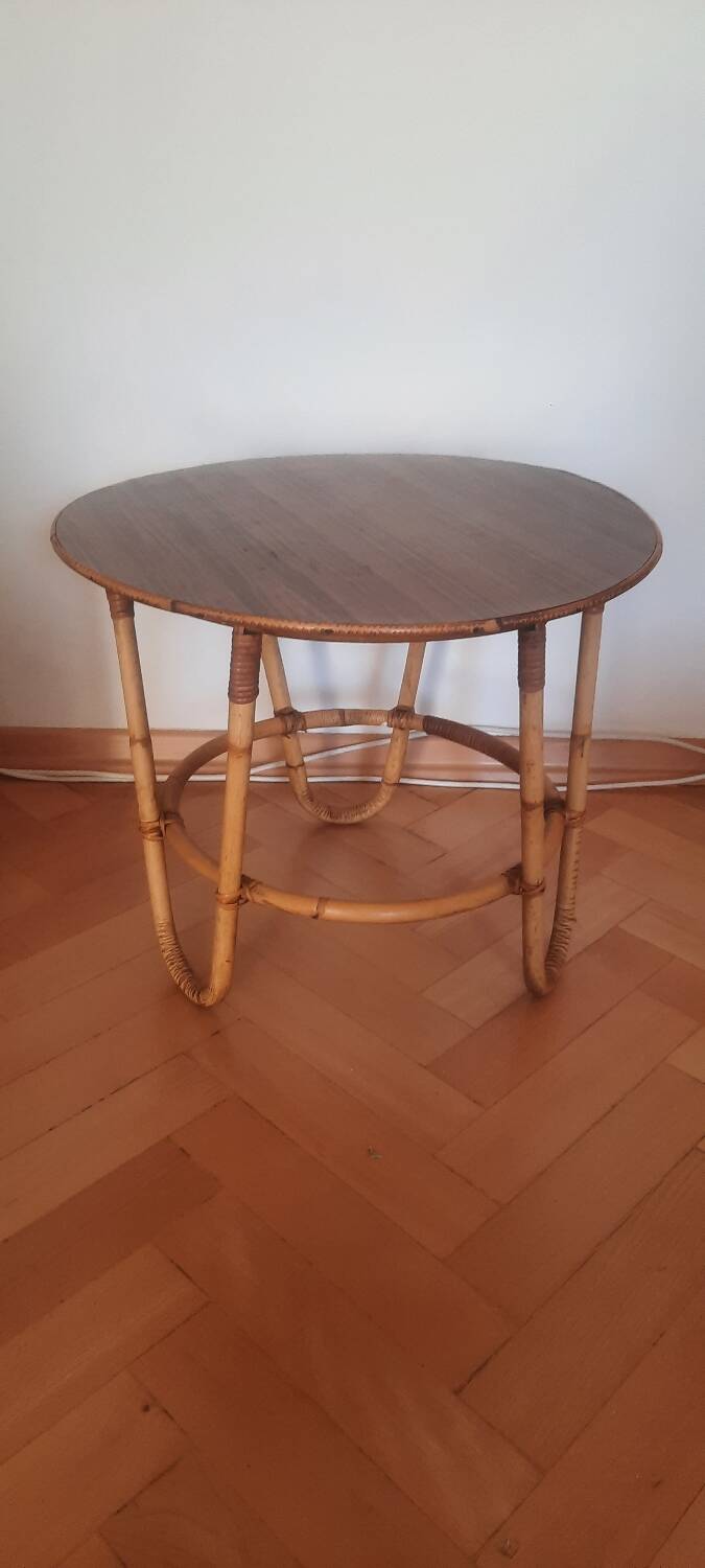 Table basse bambou