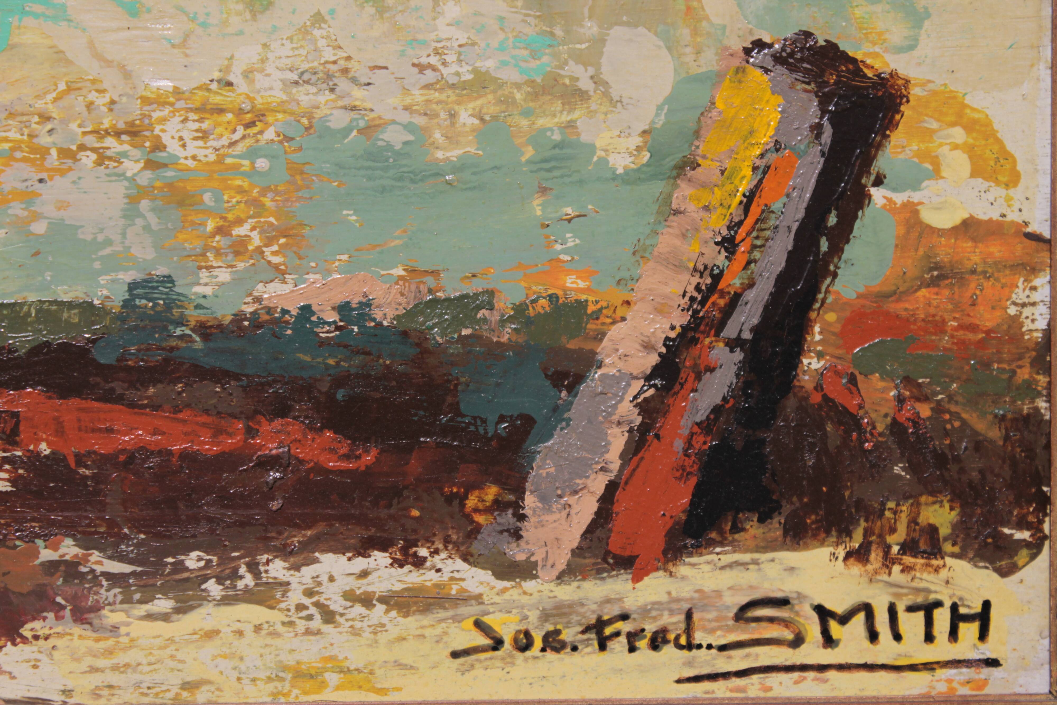 Tableau paysage de Jos Fred Smith