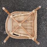 Children's wicker chair