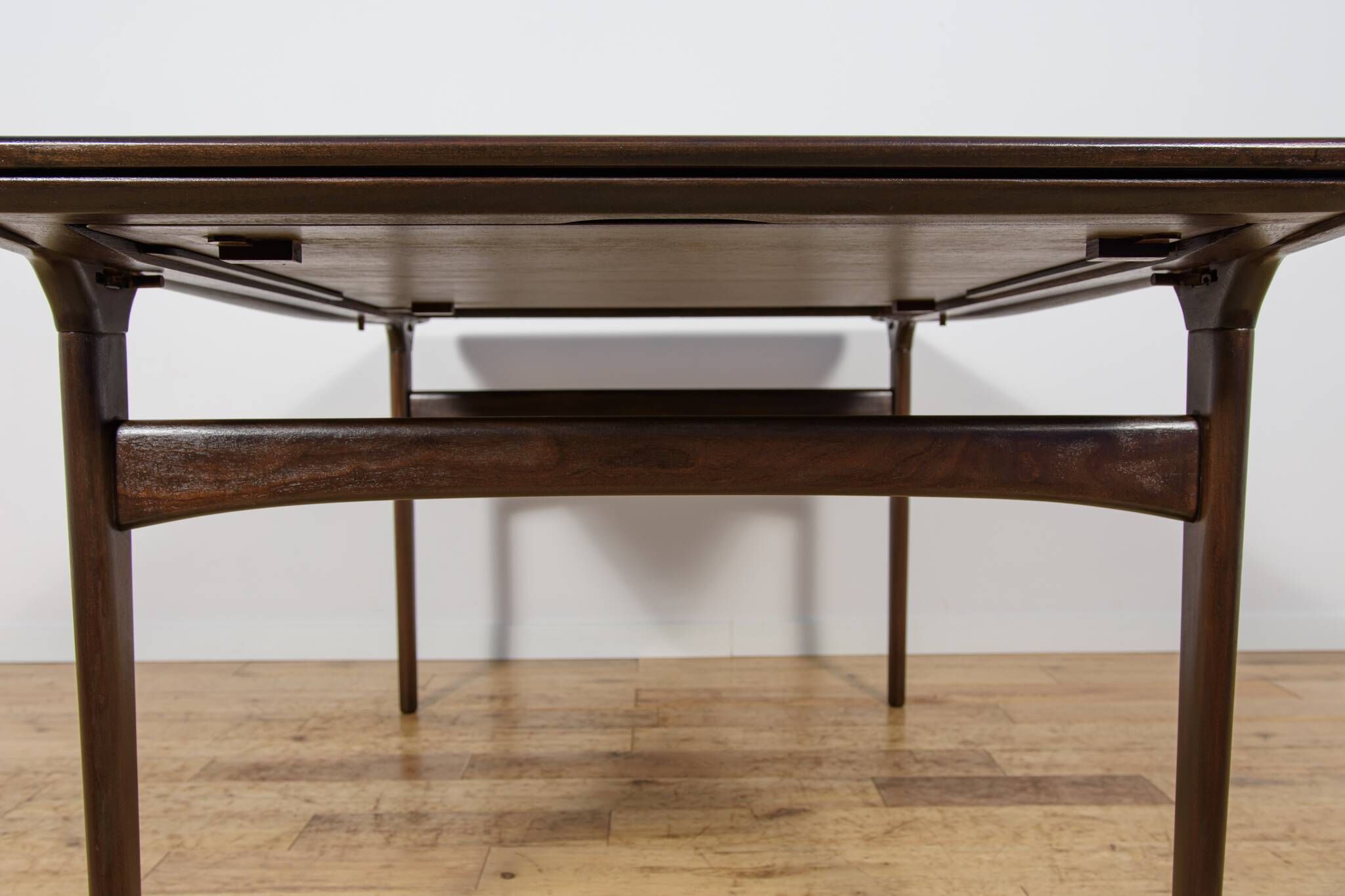 Mid-Century Teak Extending Dining Table Designed by Johannes Andersen for Uldum Møbelfabrik, Denmark, 1960s