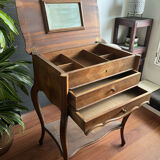 Classic dressing table in varnished wood