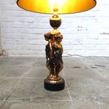 Vintage Deknudt Caryatides lamp