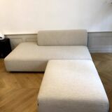 3-seater sofa and new pouf