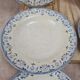 Set of 7 antique deep plates from Creil and Montereau, La Vallières service, 23 cm