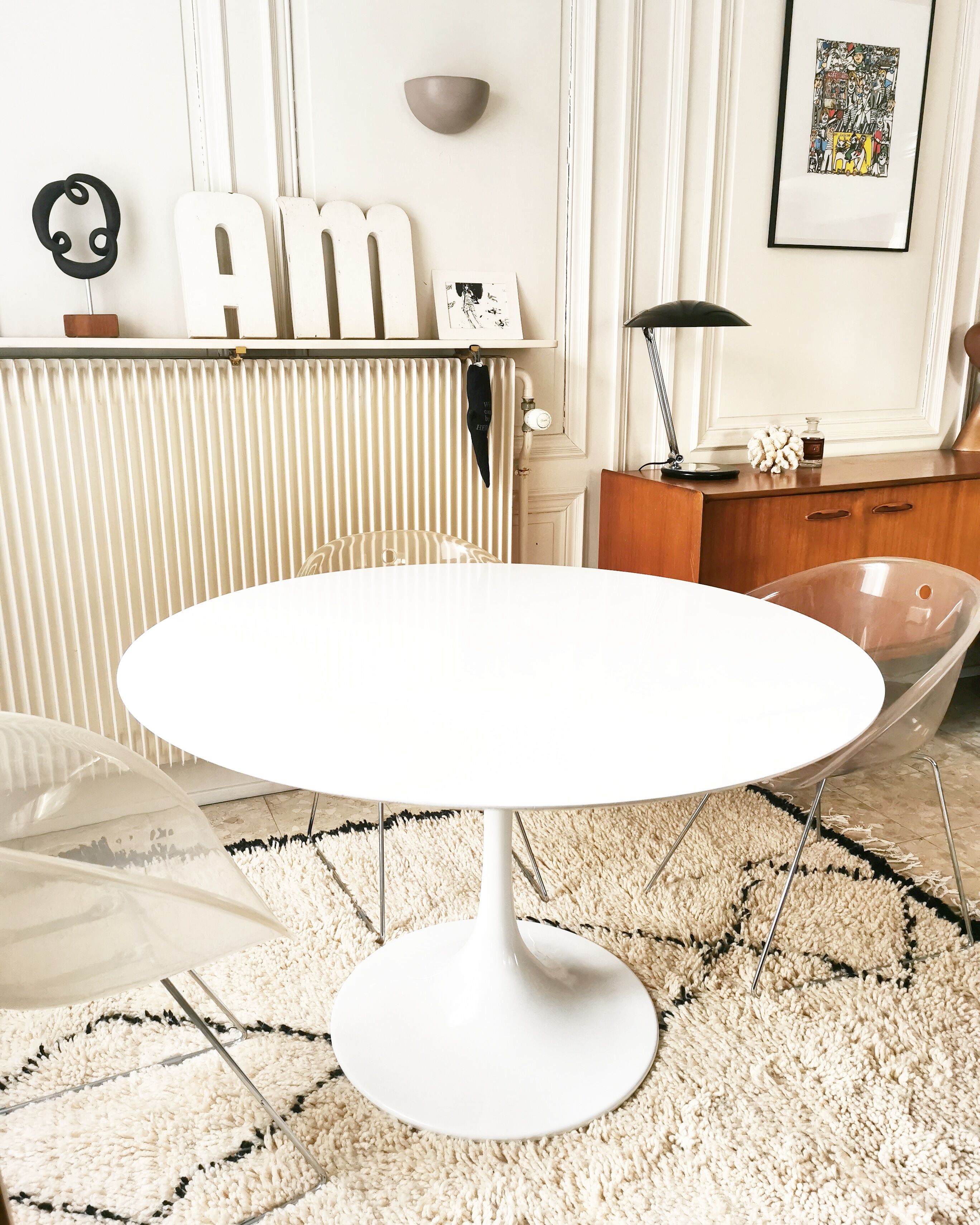 Table foot tulip Raymond Loewy 