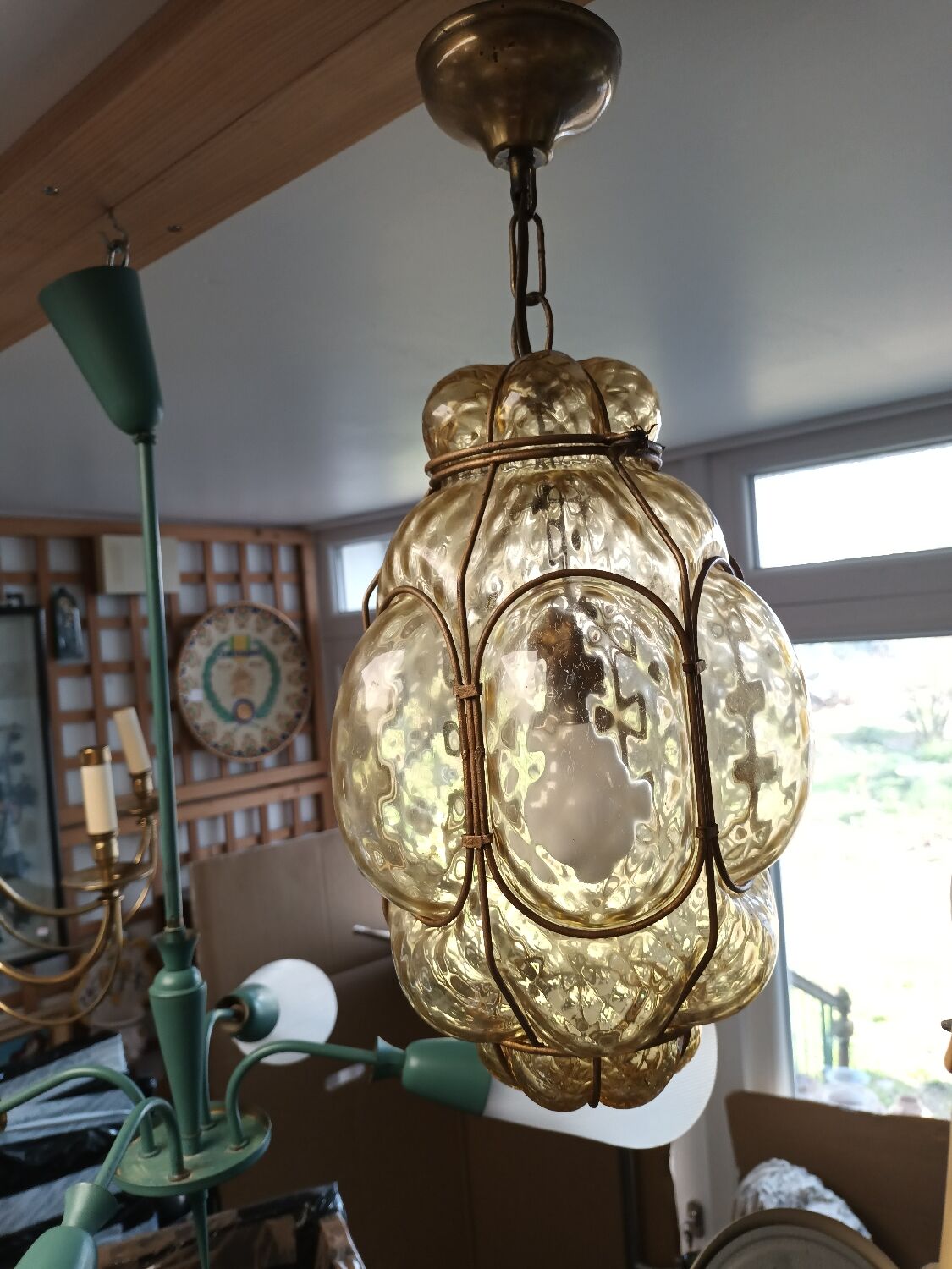 Lantern chandelier