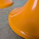 Set of 2 Orange Vintage Mushroom Stool “Jurček” by Meblo, 1960s – Space Age