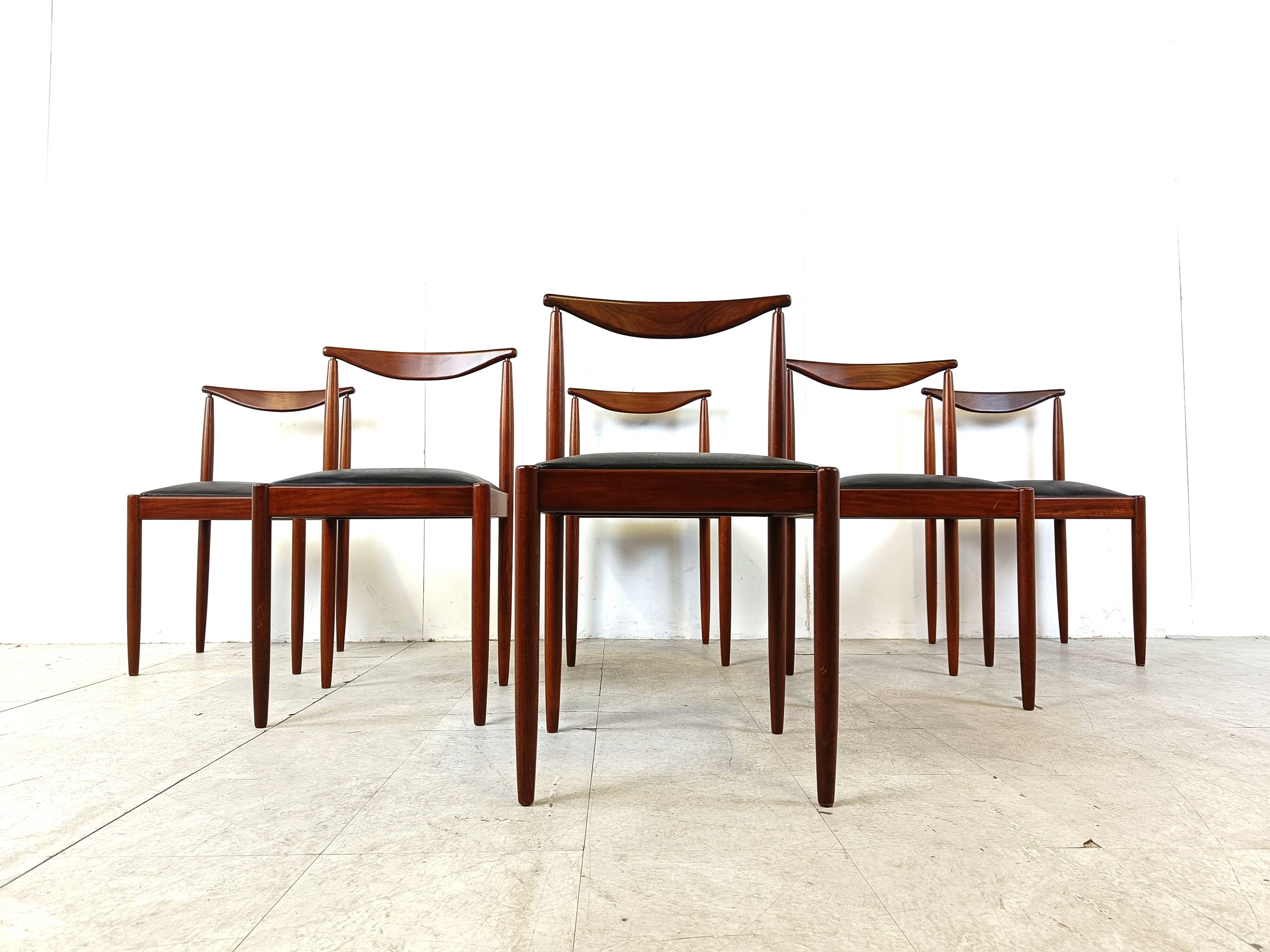 Mid century scandinavian dining chairs, 1960s
