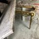 Louis XVI style console in carved wood eighteenth