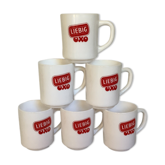 6 mug cups Liebig oxo