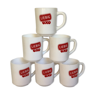 6 tasses mug Liebig oxo