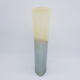 Vase en verre soufflé gris et beige