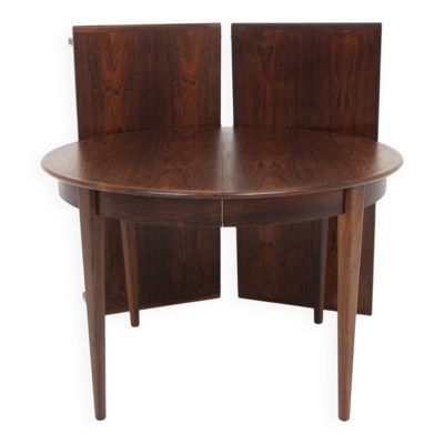 Table de salle à manger scandinave en palissandre, Rosengren, Danemark