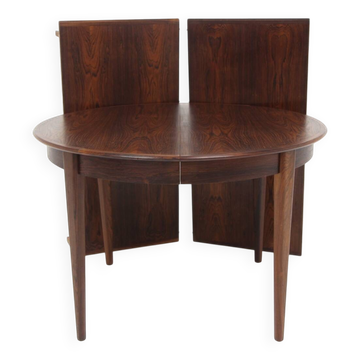 Scandinavian dining table in rosewood, Rosengren, Denmark.