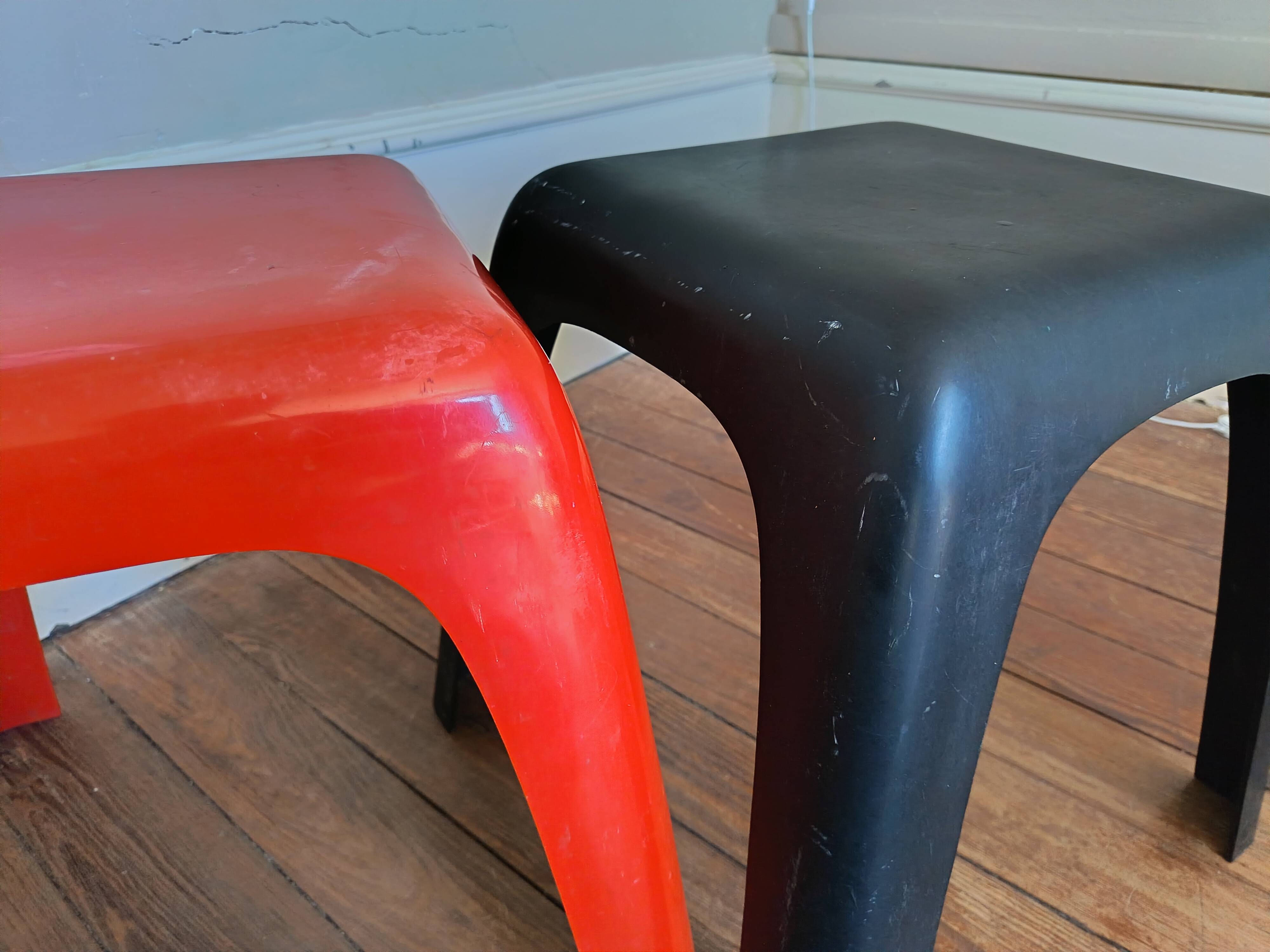 Seventies Small Stools by Valenti - Milan