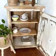 Vintage patinated jam jar