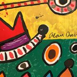 Davie allan (1920-2014) olympische spiele münchen, 1972. original poster