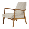 1970s Organic Oak Armchair, Czechoslovakia