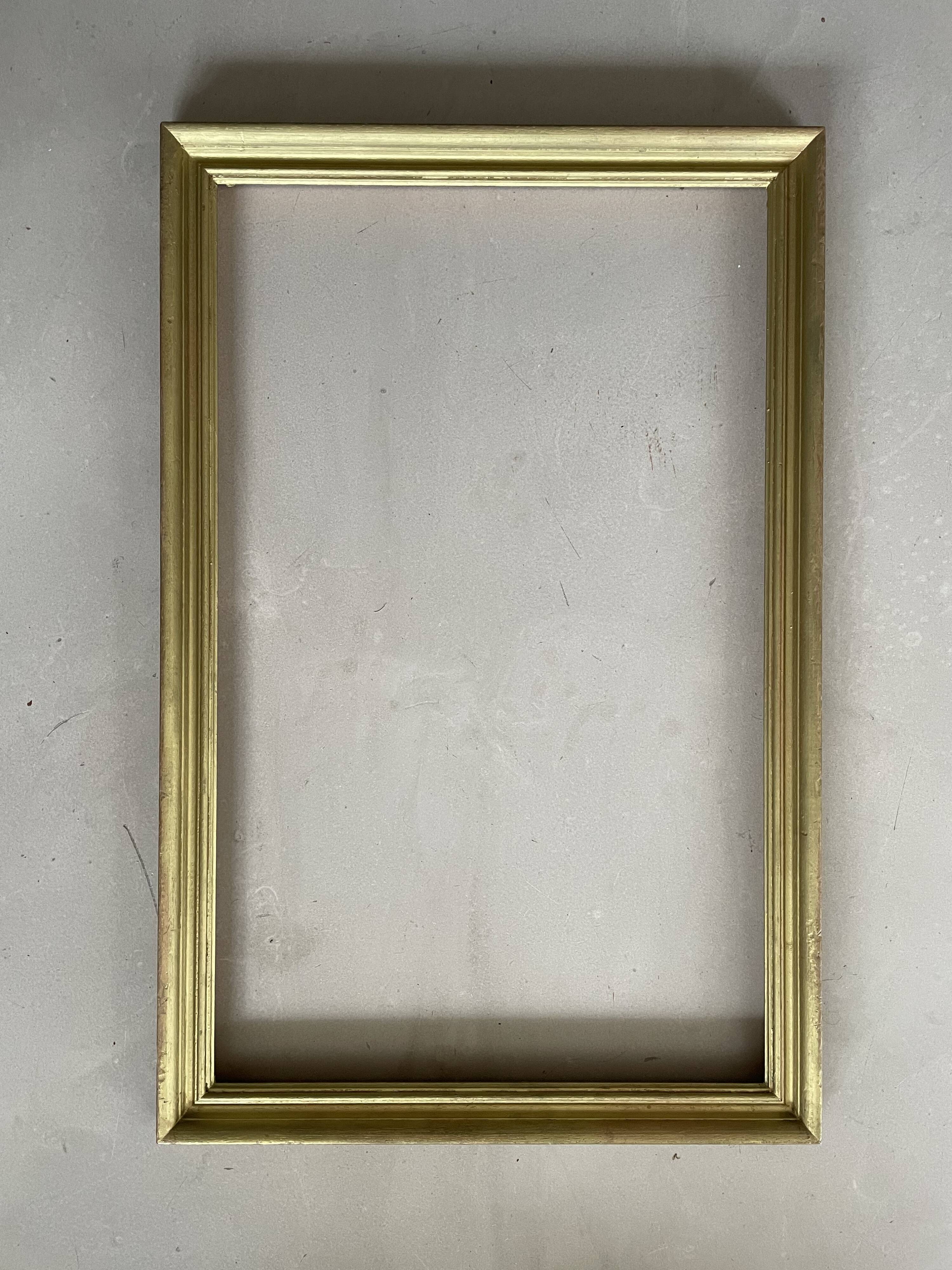 Golden wooden frame 45x68cm