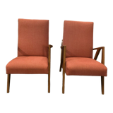Paire de fauteuils scandinaves