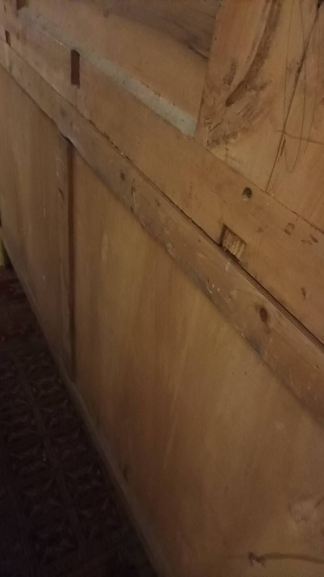 19th-century Renaissance walnut two-body buffet