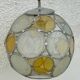 Suspension globe vitrail vintage 1970-80