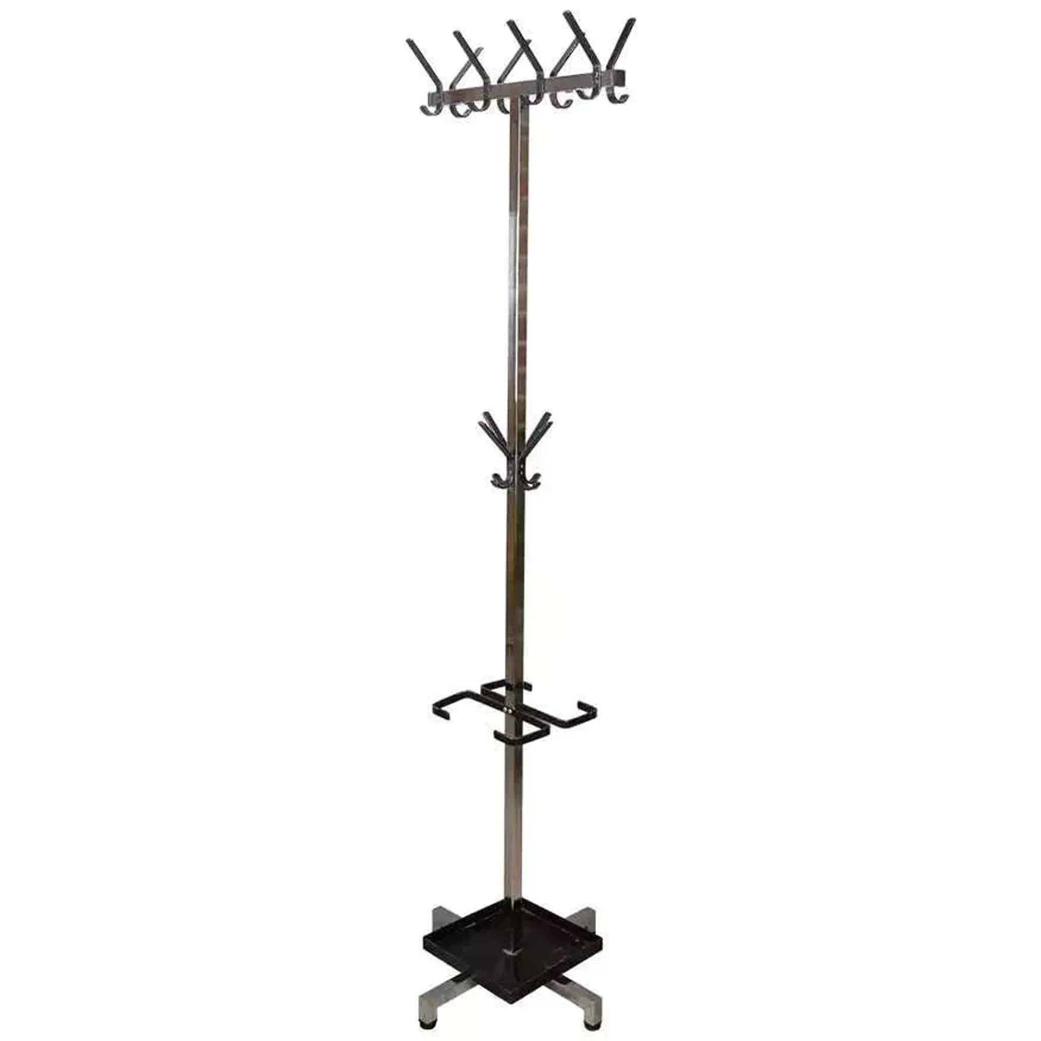 All-metal coat rack from the 50s/60s