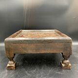 Coffee table carved from a rosette, Pakistan, Swat Valley