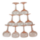 Champagne glasses x9