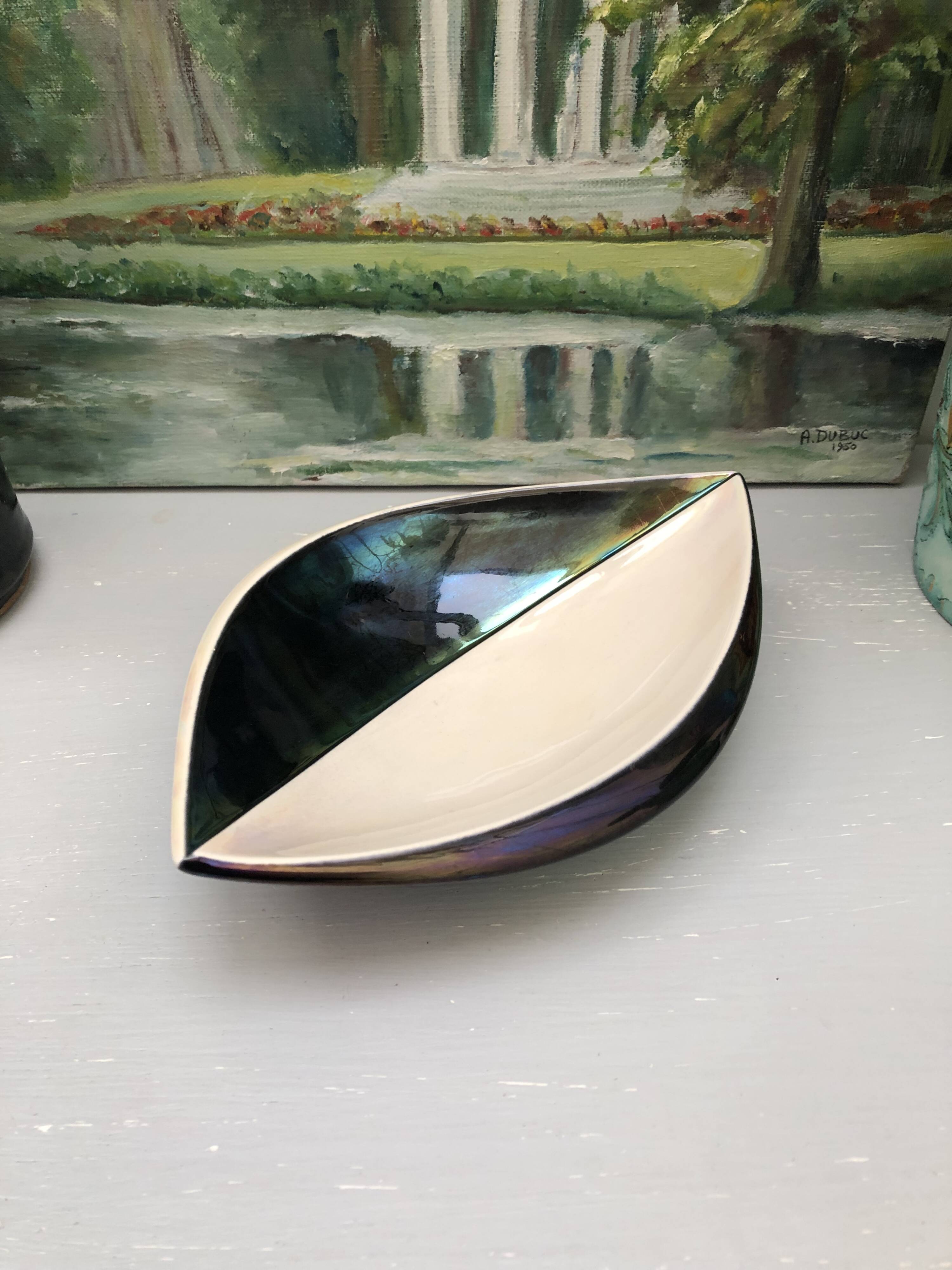 50s/60s designer storage cup. Verceram