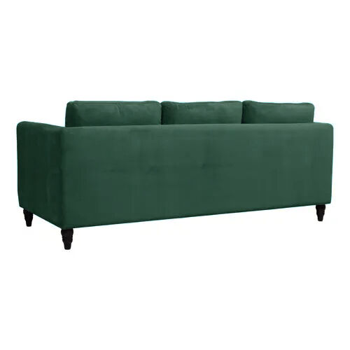 Green velvet sofa 3 places