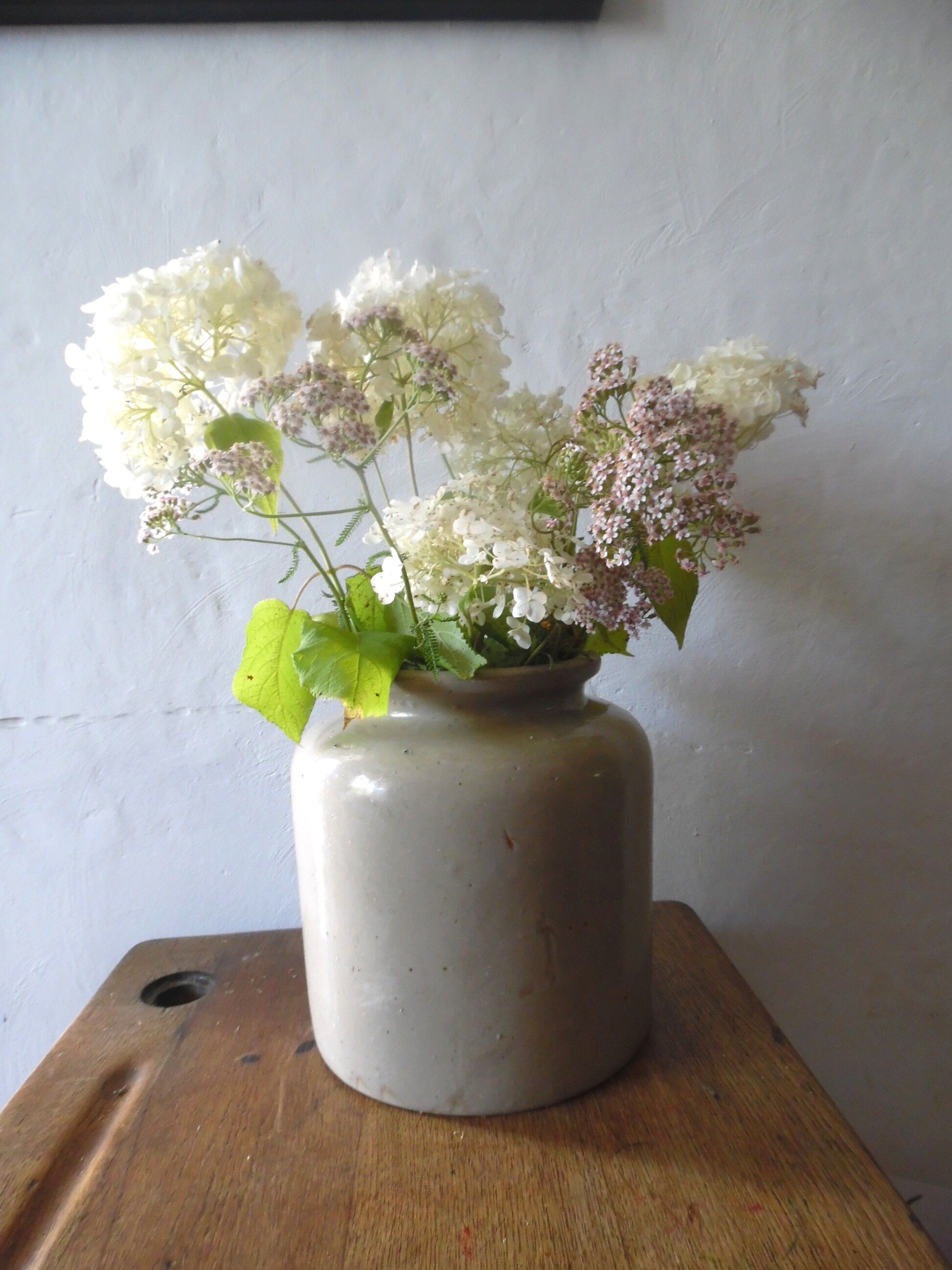 Cream glazed stoneware