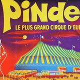 Affiche cirque Pinder 1960s