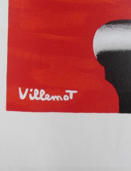 Ancient Poster Villemot - Perrier Zeste