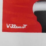 Ancient Poster Villemot - Perrier Zeste