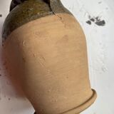 Persimmon glazed terracotta oil jar