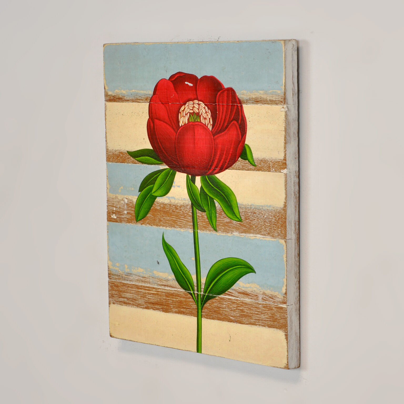 Painting on driftwood