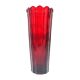 Biedermeier vase, ruby crystal, Bohemia, Czech Republic, 19th century