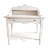 White patinated furniture