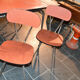 Set table and 4 chairs in the 1960s formica