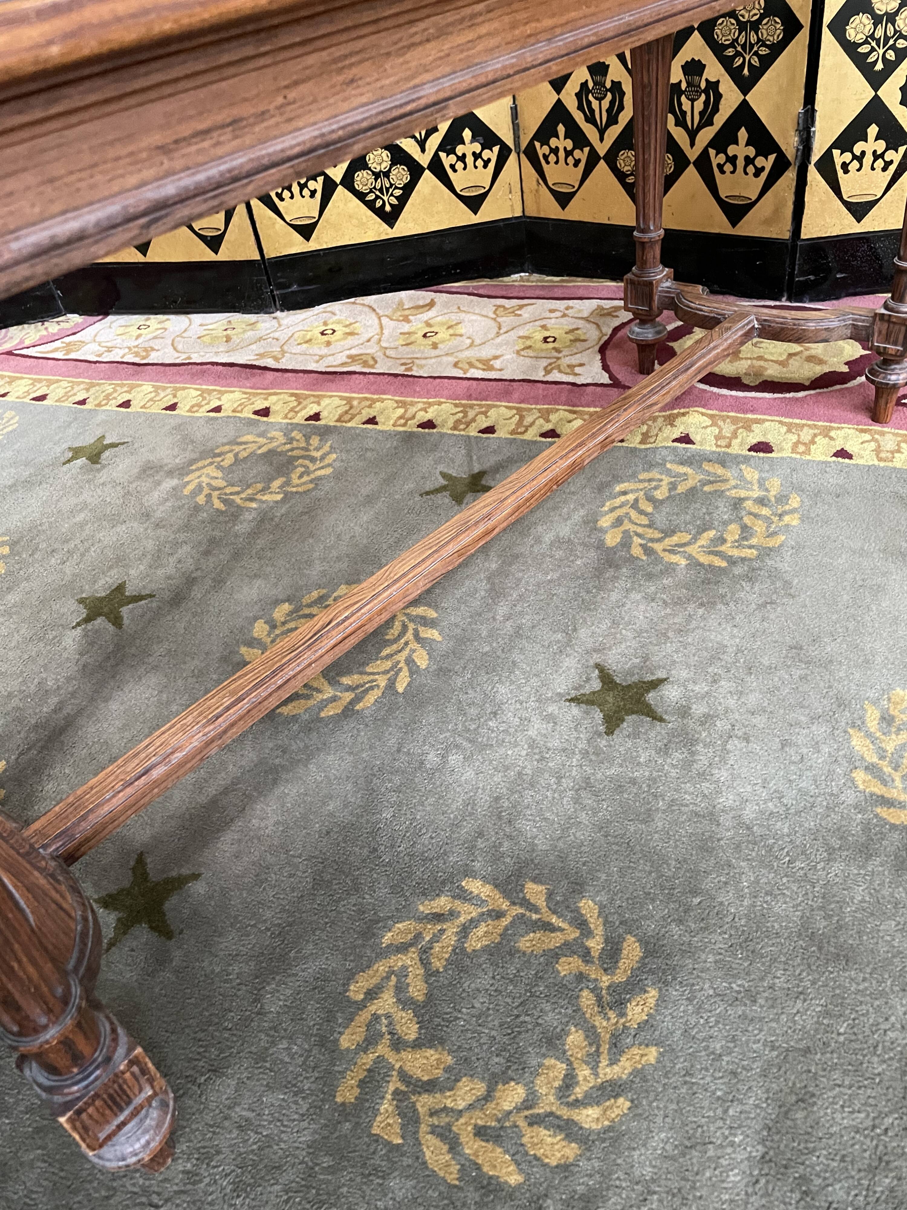 Office or piano bench in cannage