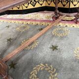 Office or piano bench in cannage