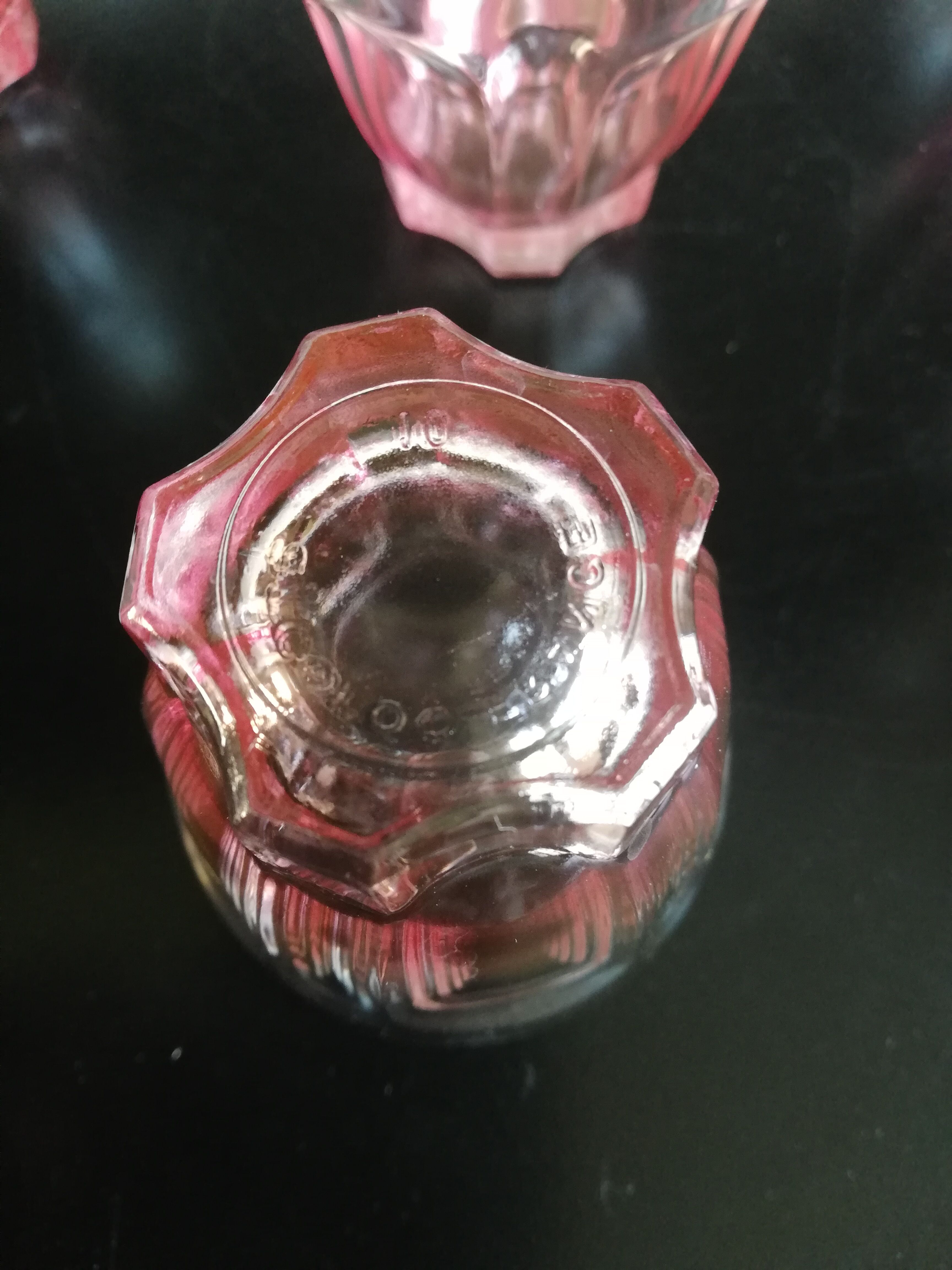 Ensemble de 12 verres rose translucides Arcoroc